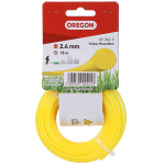 Trimmeri tamiil, kollane &uuml;mar 2,4 mm x 15 m 69-362-Y OREGON
