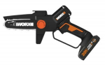 Oksasaag, WORX, WG325E, L&otilde;ike pikkus: 12 cm, Aku: Li-Ion 2,0Ah