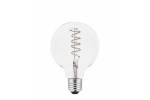 LED spuldze SPIN, E27, G95, 4 W, 265 lm, 2200K, 360&deg;, 3 gadi garantija, LD-G95FLS4-22