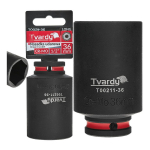 Tvardy s&uuml;gava l&ouml;&ouml;kots 1/2" T00211-36, 36mm, pikendatud, 1/2" ruudukujuline, CR-MO teras