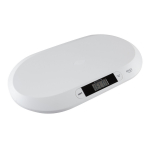 Eriti mugavad beebikaalud maksimaalne koormus 20kg t&auml;psus 10g Valge AD8139 Adler