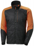 Kensington isoleeritud jakk, must/oranž, S, Helly Hansen, 73233_992-S, 100% pol&uuml;amiid - 55 g/m&sup2;, 80% pol&uuml;amiid, 20% elastaan - 255 g/m&sup2;, 100% taaskasutatud pol&uuml;ester - 40 g/m&sup2;