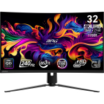 Msi OLED monitor MPG 321CURX QD-OLED 80 cm 4K 3840 x 2160 240Hz 0.05ms 150000:1 2x HDMI 1x DP USB keskpunkt VESA