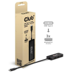 I/O HUB USB-C 3PORT DP/CSV-1553 CLUB3D
