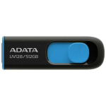 Adata USB m&auml;lupulk AUV128-512G-RBE 512 GB, USB 3.2 Gen 1, lugemise kiirus 100 MB/s, must, sinine, libisev