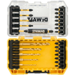 Dewalt FLEXTORQ&reg; Puurekomplekt DT70749T-QZ, 25 tk, TSTAK &uuml;hilduv, 25mm kruvikeeraja otsikud, HSS-TIN puurid