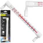 Keltin v&auml;listermomeeter K00410A, -50&deg;C kuni +50&deg;C, 205 mm pikkus, 17 mm laius, valge, paigaldusraam