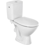 Cersanit WC Carmen 680138, 66cm, 36cm, 80cm, 3/5L, horisontaalne v&auml;ljalaskeava, Soft Close kaas