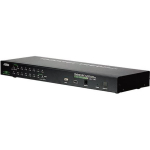 Aten KVM l&uuml;liti CS1716I-AT-G, 16 x KVM porti, 1 kohalik kasutaja, 32 IP kasutajat, SSL kr&uuml;pteerimine, hallatav