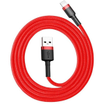 Baseus Kaabel CALKLF-B09, 100cm, 2.4A, Lightning, USB, punane