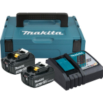 Makita Toitekomplekt 197952-5, 2x Li-Ion aku 3Ah, 18V, kiire laadija, madala pinget&otilde;rje