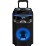Blaupunkt Peopidaja Bluetooth ja karaoke SYSTEM AUDIO PS6, 600 W, 3.5 mm AUX, USB, FM raadio, MP3/WMA, kaugjuhtimispult, LED tuled