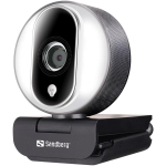 Sandberg Streamer USB veebikaamera Pro 134-12, 2 MP, 1920 x 1080 pikslit, 60 fps, USB 2.0, Autofookus, K&otilde;ik suunad mikrofon