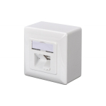 Digitus modulaarne seinapistik DN-9007-S-1, 2xRJ45, 500MHz, 10GBase-T, maapinnaga