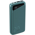 Navitel PWR20 MX Green PWR20 MX Green, 20000mAh, 3.7V, 74Wh, 2xUSB-A, kahepoolsed USB-C, mikro-USB