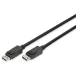 Digitus DisplayPort kaabel AK-340106-010-S, 1m, 4K tugi, 8K tugi, HDCP &uuml;hilduvus, lukustatav pistik