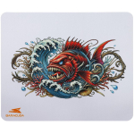 Baracuda M&auml;ngurihiire matt BGMP-041 PAD-CORAL, 300x250mm, 2mm, mitmev&auml;rviline, kumm/tekstiil, libisemisvastane pind