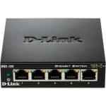 D-Link Ethernet Switch DGS-105/E, 5 x 10/100/1000, Halduse, Laua, 10 Gbps, Voogude juhtimine, automaatne tuvastamine