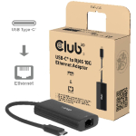 Club3D I/O ADAPTER USB-C RJ45/10G M/F CAC-2531, 10G, 1x RJ-45, 10000/5000/2500/1000 Mbit/s, kompaktne