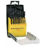 Bosch Metallpuurikomplekt 2607017151, 19 tk, HSS-R, 1-10 mm, 15 cm, silindriline, kuivpuurimine