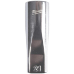Milwaukee 4932498842, 1/2" 12-tahuline pikem mutter, 21 mm, kroomitud, 4 lamedat k&uuml;ljed