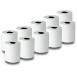 Qoltec 51895 Termopaberirull 57x30, 55g/m2, 10tk, BPA-vaba, valge, s&uuml;damik 17mm