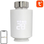Avatto TRV06 nutikas termostaadi radiaatoriklapp, Zigbee 3.0, TUYA, 800W, 10A, 5-60&deg;C, valge