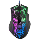 Defender GM-928 Bulletstorm 52928, juhtmega m&auml;nguhiir, optiline, 7200 DPI, 7 nuppu, USB, 1.5 m, RGB