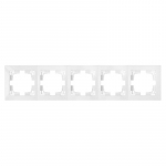 Raam UJUT 5v., Valge BYLECTRICA