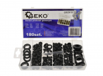 Geko Kummitihendid komplekt G02915, 5x2.7mm, 40x5.2mm, 40x6.1mm, 25x8.5mm, 20x10.8mm, 5x12.0mm, 5x15.0mm, 5x17.2mm