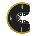 DAUDZFUNKCIONĀLĀ INSTRUMENTA PIEDERUMI &ndash; OPEN-LOK UNIVERSĀLIE ASMEŅI, MULTI-MAT SEG. BLADE TI.BIM 90MM - 1 PC, 48851271 MILWAUKEE