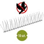 Linnupiikide komplekt plastmassribadel, 10 tk. BIOOGROD 731023, 50 cm, 2.8 cm, 11 cm