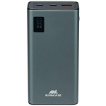Rivacase Power Bank VA1022 20000 mAh, 22.5W, LCD, metallkorpus, USB-C 2x, QC3.0, PD, SCP, kaitse
