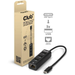 I/O HUB USB-C 3PORT/CSV-1549 CLUB3D