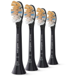 Philips Hambaharjade pead HX9094/88 Pehmed harjased, 4 tk, Must, 62000 vibratsiooni/min, 3 kuud vahetamiseks