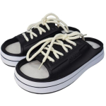 Besk Naiste rannajalatsid 9138960, 36/37, must valge tallaga, EVA, kerged slip-on sandaalid