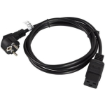 Lanberg | CEE 7/7- to IEC 320 C19 power cord, 16A VDE | CA-C19C-10CC-0018-BK