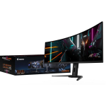 Gigabyte | CO49DQ | 49 " | OLED | DQHD | 32:9 | 144 Hz | 3 ms | 5120 x 1440 pixels | 250 cd/m&sup2; | HDMI ports quantity  2 x HDMI 2.1 | Black | Warranty 36 month(s)