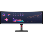 Lenovo ThinkVision P49w-30 63DBRAT1EU, 49", IPS, 32:9, 60 Hz, 4 ms, 5120 x 1440, 350 cd/m&sup2;, 2x HDMI, KVM l&uuml;liti, USB 3.2 keskjaam