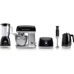 Gorenje MMC1000RLBK k&ouml;&ouml;gikombain, 1000 W, 7 kiirust, 4.5 L, must, metallik, s&otilde;tkumine, vahustamine, jahvatamine