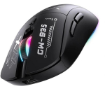 Onikuma CW953 m&auml;ngurihiir, CW935 Black, 800/1200/2400/3200/4800/12800 DPI, 6 nuppu, RGB taustvalgus, 500 mAh aku