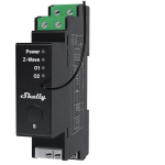 Shelly Wave Pro 2PM LR 3800238071974, 110-240V, 16A, 240V, 864MHz, 868.4MHz, 40m, 30-70%, 2 kanalit, valge