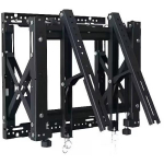Edbak Videowall kinnitus VWPOP65-P, 42-65 '', 60 kg, VESA 100x100, 400x600, must