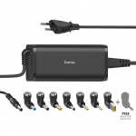 Hama s&uuml;learvuti laadija 200003, 90 W, 100-240 V, 15-19 V, 8 pistikut, kaabli pikkus 1.2 m, konksu ja silmuse kinnitamine