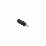 Sbox Helikabel AD.6.3F-3.5M, 6.3mm F, 3.5mm M, nikeldatud pistikud, must v&auml;rv