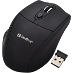 Sandberg juhtmeta hiir Pro 630-06, 60g, 1600 DPI, 5 nuppu, RF juhtmevaba, 10m, USB Type-A, RoHS
