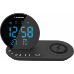Blaupunkt Kellaraadio CR85BK, 0.200 kg, 253 mm, 71 mm, 45 mm, CR2032, H&auml;ire, Temperatuur, USB, Juhtmevaba laadimine