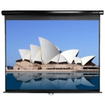 Elite Screens projektoriekraan M113UWS1, 287cm, 1:1, 203x203cm, 180&deg;, 1.1 gain, k&auml;sitsi, seina/lae kinnitus, must korpus