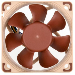 Noctua NF-A6X25 PWM arvuti korpuse ventilaator, 6 cm, 29,2 m&sup3;/h, 12 V, 3000 RPM, 19,3 dB, pronks, beež