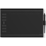 Huion H1060P graafikatablett, 5080 lpi, 250 x 160 mm, USB, must, 8192 taset, 12 klahvi